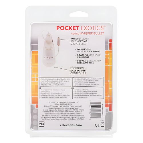 Bala Calentada Pocket Exotics - Plata