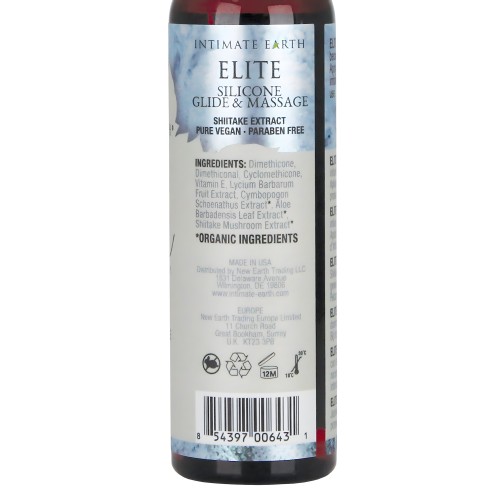Intimate Earth Elite Velvet Touch Silicone Glide & Massage Oil - 60 ml