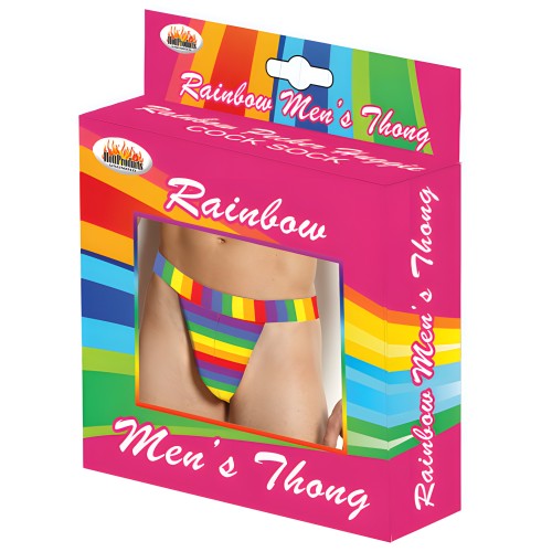 Rainbow Men's Thong - Celebrate Pride