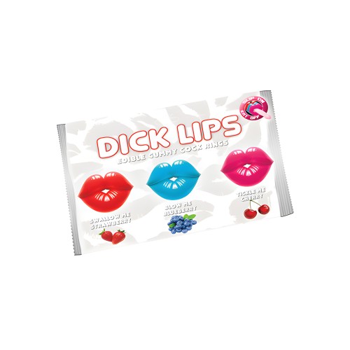 Anillos de Gominola Dicklips Comestibles - Sabores Variados
