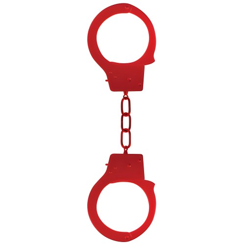 Shots Ouch Beginner's Handcuffs - Red