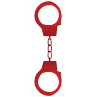 Shots Ouch Beginner's Handcuffs - Red