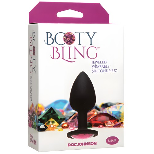 Tapón de Silicona Rosa Pequeño Booty Bling