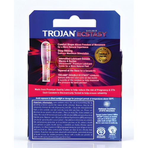 Condoms Trojan Double Ecstasy