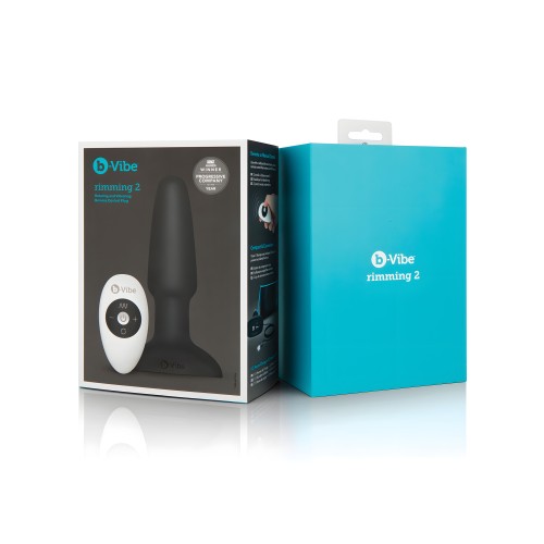 b-Vibe Rimming Plug 2 Negro