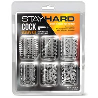 Blush Stay Hard Cock Sleeve Kit - 6 Pack