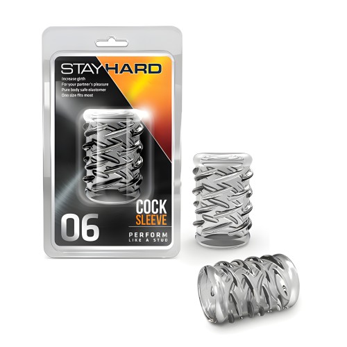 Blush Stay Hard Cock Sleeve 06 - Clear