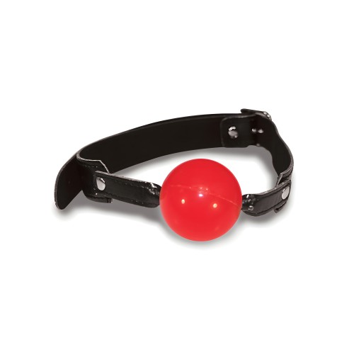 Solid Red Ball Gag - Comfort & Adventure