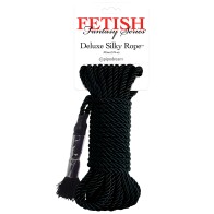 Fetish Fantasy Series Deluxe Silk Rope - Black