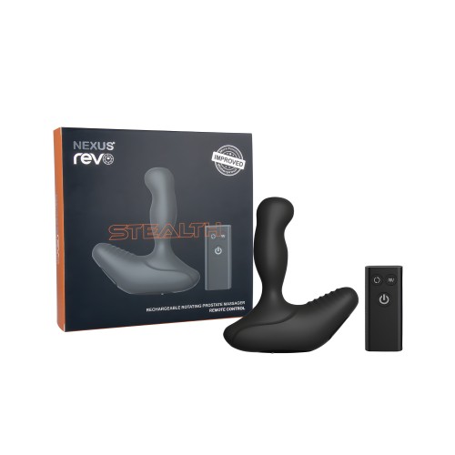 Nexus Revo Stealth Masajeador Prostático Rotativo Control Remoto - Negro