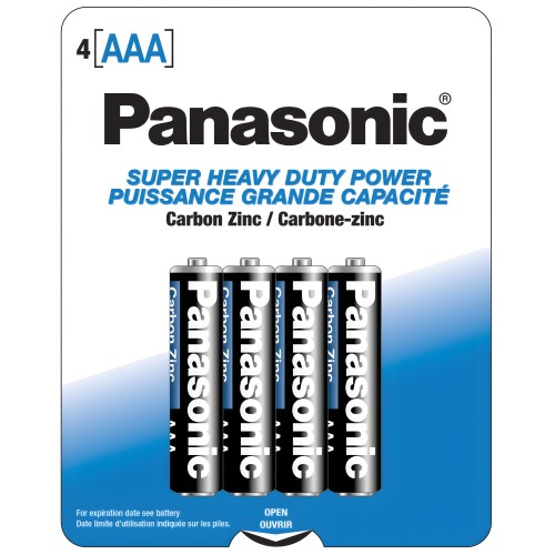 Batería AAA de Super Alta Capacidad Panasonic - Paquete de 4