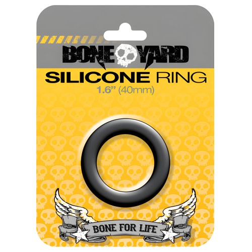 Boneyard Silicone Ring - Black
