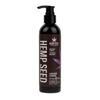 Earthly Body Hemp Seed Massage Lotion - 8 oz Lavender