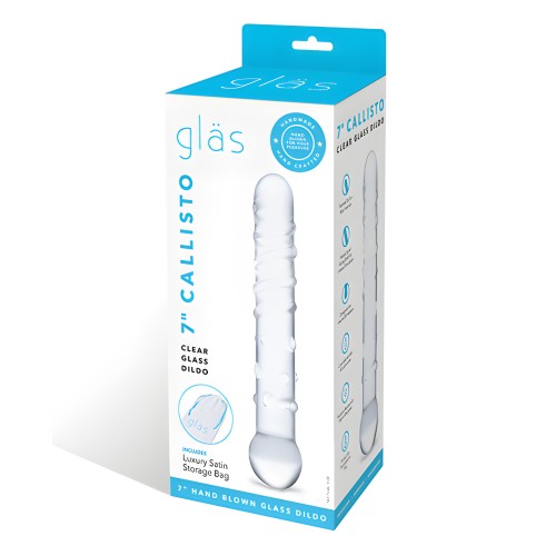 Glas Callisto Glass Dildo - Clear