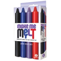 Velas de Goteo Sensuales Calientes - Pack de 4