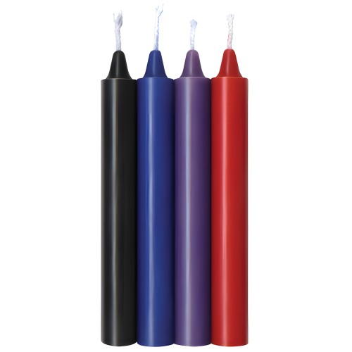Velas de Goteo Sensuales Calientes - Pack de 4