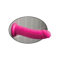 Dillio Dildo de 8" - Rosa | Realista & Base de Succión