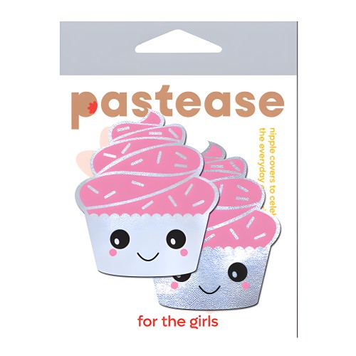 Pastease Glittery Nipple Pastie - Blanco