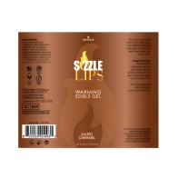 Gel Calentador Sizzle Lips - 4.2 oz Caramelo Salado