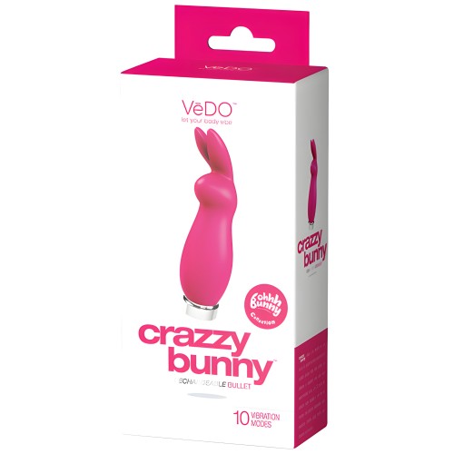 Bala Recargable VeDO Crazzy Bunny - Rosa