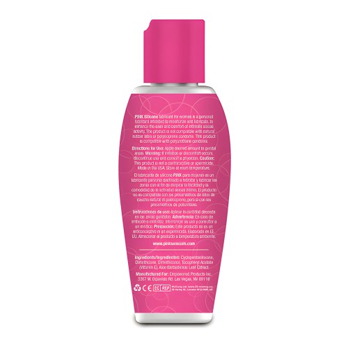 Pink Silicone Lube - 2.8 oz