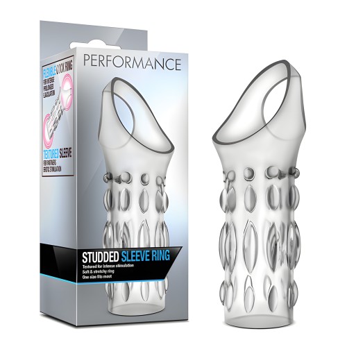 Anillo de Manga Studded Performance Blush - Transparente