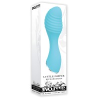 Mini Vibrador Recargable Evolved Little Dipper - Azul