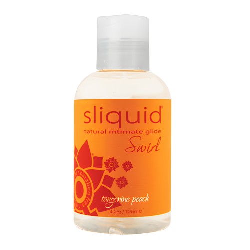 Sliquid Naturals Swirl Lubricant - 4.2 oz Tangerine Peach