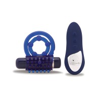 Anillo Bullet Recargable con Control Remoto Nu Sensuelle Endure Ultra Flex - Azul