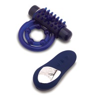 Anillo Bullet Recargable con Control Remoto Nu Sensuelle Endure Ultra Flex - Azul
