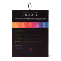 Anillo Bullet Recargable con Control Remoto Nu Sensuelle Endure Ultra Flex - Azul