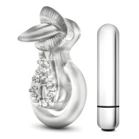 Blush Stay Hard Vibrating Tongue Ring - Clear
