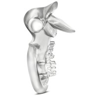 Blush Stay Hard Vibrating Tongue Ring - Clear