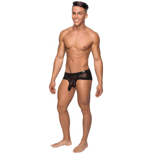 Micro Short de Malla Elástica Hoser Negro LG