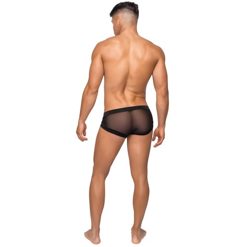 Micro Short de Malla Elástica Hoser Negro LG
