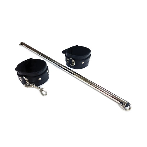 Rouge Leather Leg Spreader Bar - Enhance Your Bondage Play