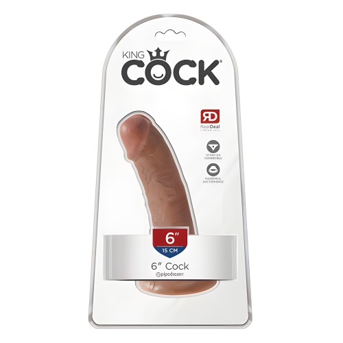 King Cock 6" Cock Tan