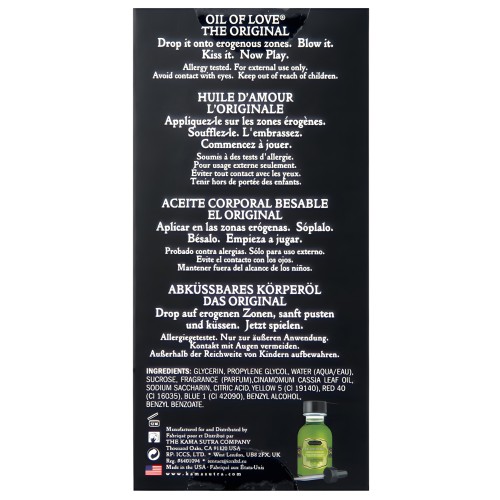 Aceite de Amor Kama Sutra - .75 oz Original