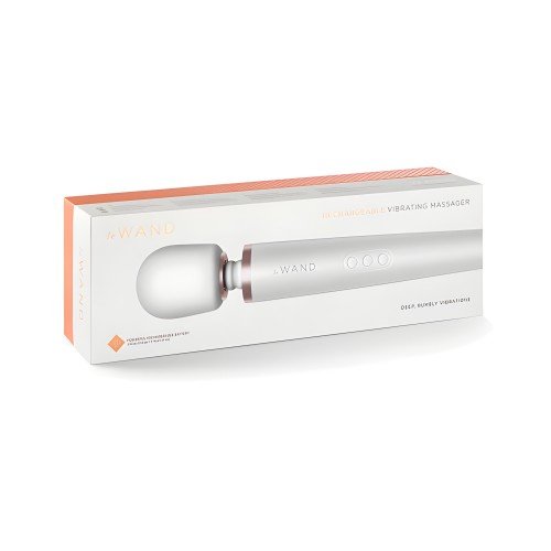 Le Wand Masajeador Recargable - Blanco Perla