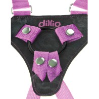 Set de Arnés Strap-On Dillio 7" - Rosa