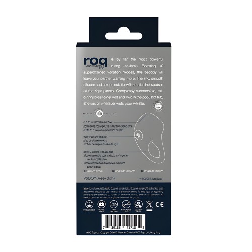 VeDO Roq Anillo Recargable - Negro