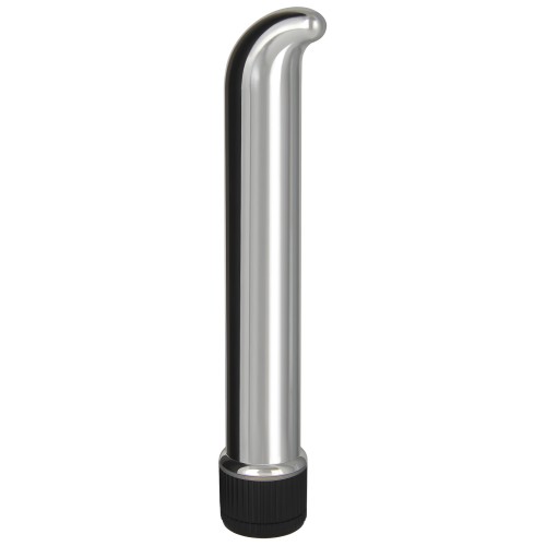 Vibrador G Spot Chrome Classics 7" - Plata
