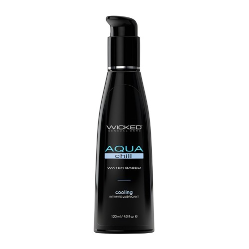 Wicked Sensual Care Aqua Chill Water Based Cooling Lubricant - 4 oz