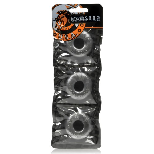 Oxballs Ringer Donut 1 - Acero Pack de 3