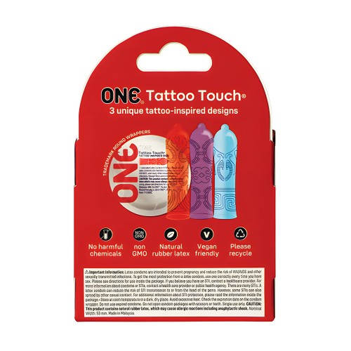 Condones One Tattoo Touch