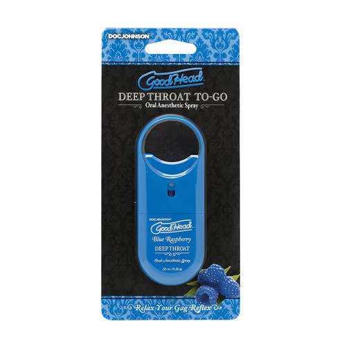 GoodHead Spray para Garganta Profunda - Frambuesa Azul