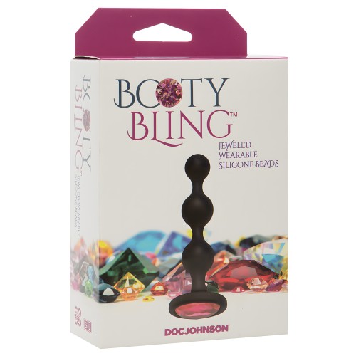 Perlas de Silicona Usables Booty Bling - Rosa