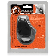Oxballs Ballsling Ball Split Sling - Negro | Máxima Comodidad