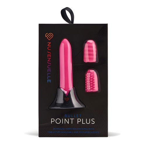 Nu Sensuelle Point Plus Bullet Recargable - Rosa