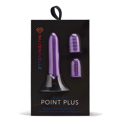 Nu Sensuelle Point Plus Bala Recargable - Púrpura